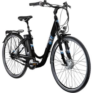 Zündapp Green 3.7 E Bike Damenfahrrad 28 Zoll mit Nabenschaltung 7 Gang schwarz blau