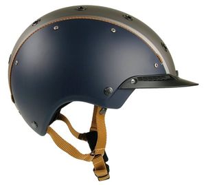 CASCO Reithelm VG1 Champ - 3 Farbe - braun Helmgröße - S (52-56 cm)