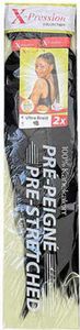 Przedłużanie włosów X-Pression PRE-PEIGNE 1B Ultra-light (2 sztuki)