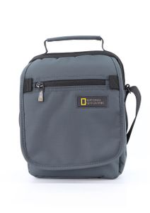 National Geographic Schultertasche Mutation aus recyceltem Polyester Grau One Size