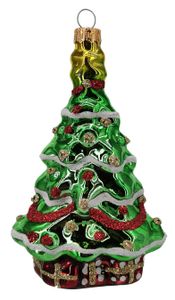 Weihnachtskugeln Figuren Christbaumschmuck Motiv Tiere Glas Kugel Tannenbaum