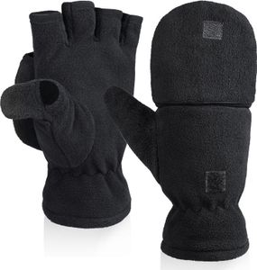 INF Bezprstové polar fleece rukavice / zimné palčiaky 2 v 1 XL