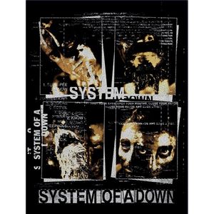 System Of A Down - Poster, Verzerrt PM3999 (30 cm x 40 cm) (Schwarz/Weiß/Braun)