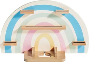 Livarno Home Kinder-Regal Wandregal für Audiobox Hörspielbox Figuren Regenbogen