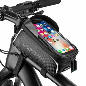ROCKBROS Fahrrad Rahmentasche Wasserdicht Fahrradtasche Für 6,0' Bike Bag Handytasche