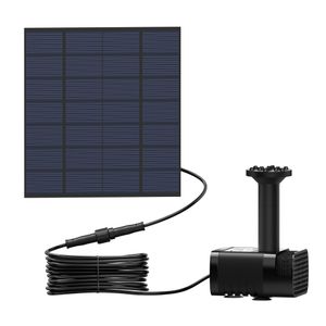 YUENFONG 1.8W pompa solarna fontanna staw pompa solarna bezszczotkowa pompa solarna fontanna fontanna do stawów ogrodowych