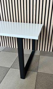 Stolové nohy DMBAU SIMPLE Šírka-50 cm profil 40/20 LOFT Výška 50 cm, Stolové nohy sada 2ks čierne, Nohy ku konferenčnému stolíku