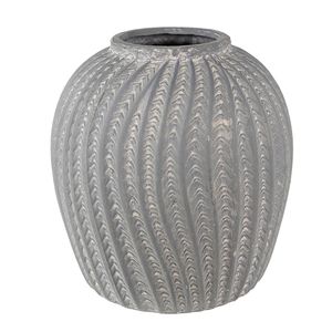 Clayre &amp; Eef 6TE0485M Dekoratívna váza Ø 20x20 cm sivá