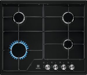 Electrolux EGS6424K Kochfeld Schwarz Integriert 60 cm Gas 4 Zone(n)