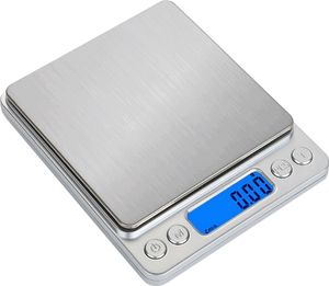 1 kg / 0,1 g Genaue elektrische Kuechenwaage, Kaffeewaage Lebensmittelgewicht Postwaage Multifunktionswaage Massnahmen in Gramm und Unzen zum Kochen Backen
