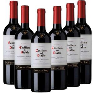 6x Casillero del Diablo Cabernet Sauvignon 13,5% 0,75L (Chi)