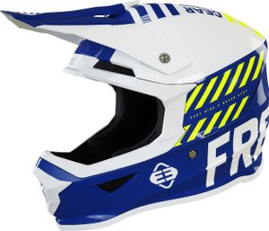 Freegun XP4 Danger Kinder Motocross Helm Farbe: Weiß/Gelb/Blau, Grösse: Y/L (53/54)
