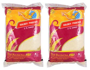 2er Pack GOLDEN PHOENIX Thai Duftreis Langkorn (2x 5kg) | Jasmine Rice | Superior Quality