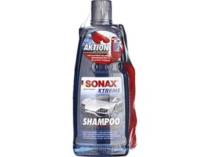 SONAX XTREME Shampoo 2 in 1 1 L + Microfaser WaschHandschuh AKTION