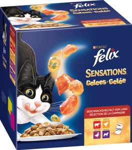Felix - Sensations mit Fleisch in Sauce, 24 x 100g