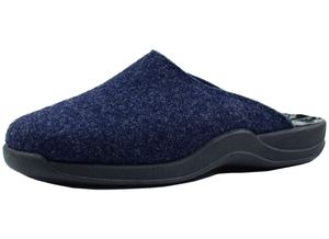 Rohde 2309 Vaasa-D Schuhe Damen Hausschuhe Pantoffeln Weite G , Größe:39 EU, Farbe:Blau