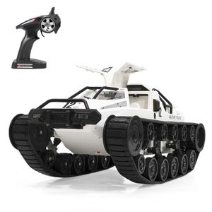 1/12 RC Tank Car, ferngesteuertes Auto, 2,4 GHz, wiederaufladbar, 360 ° drehbar, Fahrzeugspielzeuggeschenke für Jungen und Mädchen
