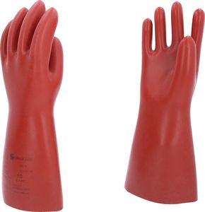 KS TOOLS Elektriker-Schutzhandschuh mit mechanischem Schutz Größe 10 Klasse 1 rot - 117.0072