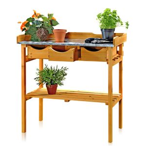 Pflanztisch Arbeitstisch Blumentisch Gartentisch Gärtnertisch Holztisch Tisch