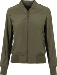 Build Your Brand Damen Nylon-Bomberjacke RW6480 (M) (Olive)