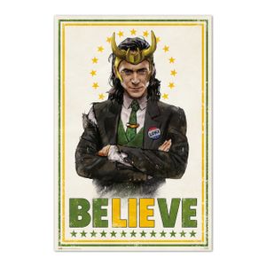 Loki Poster Believe Tom Hiddleston 91,5 x 61 cm