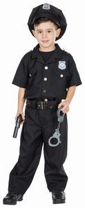 Polizei Police Officer Kinder Karneval Fasching Kostüm 116