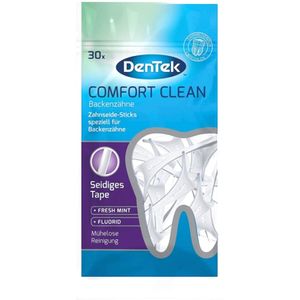 Dentek Comfort Clean Zahnseide Sticks reißfest speziell für Backenzähne 12 x 30 Stück