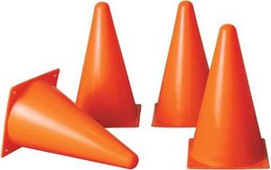 4 Stück Schachfiguren Sports Active 18cm Orange