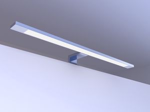 kalb | LED Badleuchte 60cm warmweiß chrom Badlampe Spiegellampe Spiegelleuchte Schranklampe Aufbauleuchte