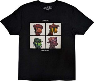 Gorillaz - Detské tričko "Demon Days" RO12779 (128) (čierna)