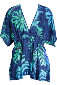 DESIGUAL Kleid Damen Textil Blau SF19507 - Größe: XL