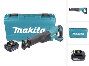 Makita DJR 186 G1K Akku Reciprosäge Säbelsäge 18 V + 1x Akku 6,0 Ah + Koffer - ohne Ladegerät Makita DJR 186 G1K Akku Reciprosäge Säbelsäge 18 V + 1x Akku 6,0 Ah + Koffer - ohne Ladegerät