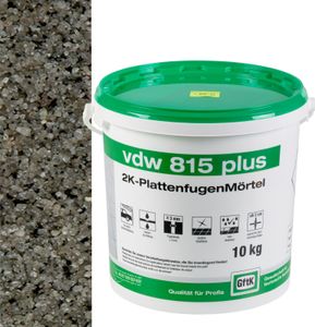 VDW 815 plus 2K-Fugenmörtel Steingrau, 10 kg