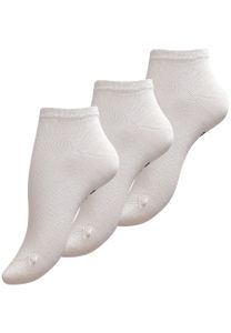 Vincent Creation® Damen "Bambus" Sneaker Socken 6 Paar 39-42 weiß