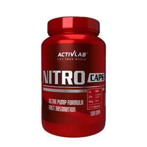 Activlab Nitro Caps 120 Kapseln, Arginin, Citrullinmalat, Citrullin, Niacin, Regeneration