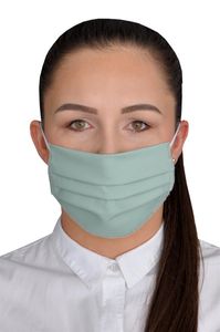 5 Stück Damen Masken Mundschutz Gesichtsmaske waschbar 2-Lagen Baumwolle 100%,  Grün