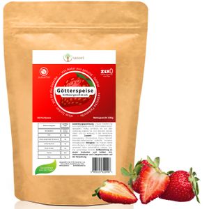 SANSEI Jelly Strawberry 350g do 50 porcji - bez cukru, bez glutenu, bez tłuszczu, bez węglowodanów