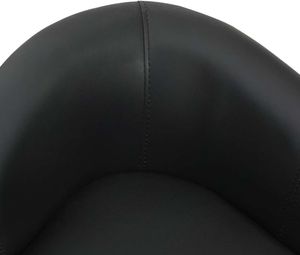 vidaXL Hundesofa Schwarz 67x41x39 cm Kunstleder