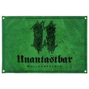 Unantastbar - Wellenbrecher - Fahne 150x100cm