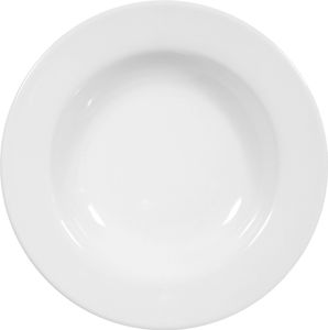 6 x Suppenteller rund 22 cm - Seltmann Weiden Rondo_Liane weiß