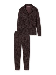 Schiesser schlafanzug pyjama schlafmode bequem Contemporary Nightwear Rot 40