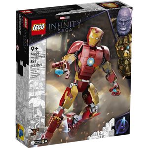 LEGO 76206 Marvel Iron Man Figur, Spielzeug- und Deko-Modell zum Sammeln und Bauen für Kinder ab 9 Jahren aus Avengers: Age of Ultron, Infinity Saga