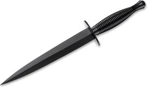 William Rodgers Feststehendes Messer Fairbairn-Sykes Kommandodolch Feststehend Kohlenstoffstahl