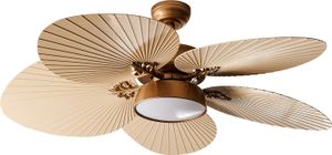 BELIANI Stropný ventilátor so svetlom čierny kovový s diaľkovým ovládaním a 3 stupňami rýchlosti s časovým spínačom nastaviteľné svetlo orientálny glamour štýl