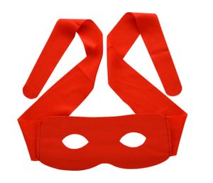 Superhelden Masken, Superhero Cosplay Party Masken Halbmasken mit Elastischen Seil für Kinder , Farbe wählen:rot