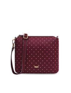 Vuch Dámská crossbody kabelka Coalie Dotty Wine vínová Univerzální