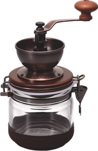 Hario CMHN-4 Kaffeemühle de Schwarz, Transparent, Holz