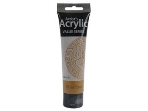 Farba akrylowa artystyczna do malowania VS 100ml Raw Sienna - 601 Pomarańczowa Żółta