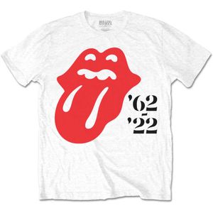 The Rolling Stones - "Sixty '62 - '22" T-Shirt für Herren/Damen Unisex RO4052 (L) (Weiß)