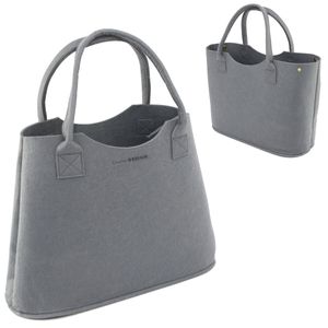 2-in-1 Erweiterbarer Filz Shopper 47x20x35cm XL Tasche Einkaufstasche Groß